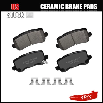 Rear Ceramic Brake Pads w/Hardware for 2014 2015 2016 2017 - 2020 Acura TLX RLX - Изображение 1 из 4