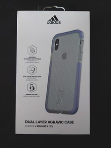 iphone X / XS Case Official Adidas Dual Layer Agravic iphone Cover (New) - Picture 1 of 2