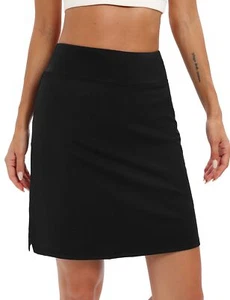 19" Knee Length Skorts Skirts for Women Tennis Skirts Athletic Golf Skorts Ca... - Picture 1 of 5