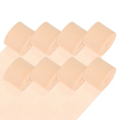 Transmisor de papel crepé 8 rollos 656 pies para hágalo usted mismo [rosa melocotón-1,8 pulgadas x 82 pies/rollo] Foto 1 de 4