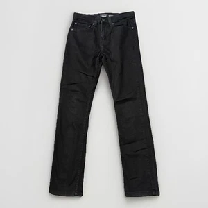 Levi's Signature Skinny Jeans Boys Size 16 Black Adjustable Waist 27x28 - Picture 1 of 7