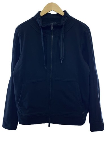 Giacca FENDI altra schiena con logo in rilievo S cotone nero FY1071 A6P7 usata