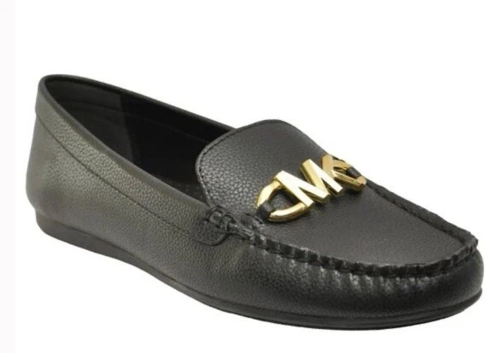 Michael Kors Women's Reed Loafer in BLACK Mk Logo Shoes  SOLD OUT 8.5 $155 - Image 1 of 4
