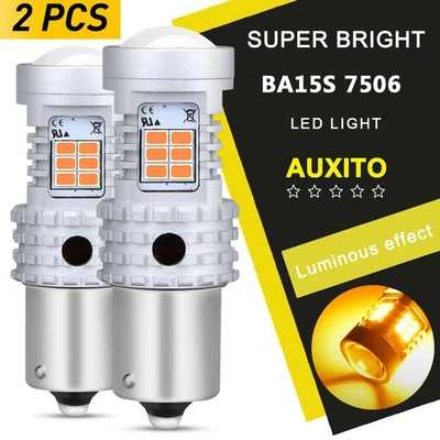 AUTOPART 1156 7506 BA15S 3497 LED Señal de giro CANBUS Bombilla Ámbar 3000K AP10 Foto 1 de 4