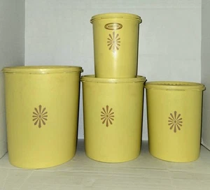 Tupperware 8 Piece Nesting Servalier Storage Containers Vintage - Picture 1 of 9