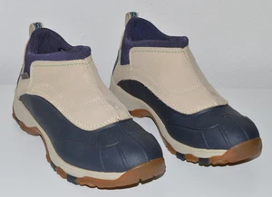 LL BEAN Damen Tek 2.5 Storm Chaser blau/beige niedrig Ente Slipper Stiefel 9 M - Bild 1 von 8