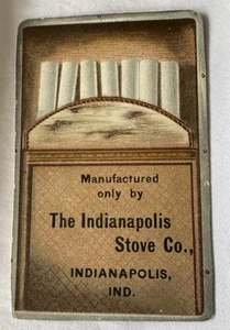 Antique Die Cut Indianapolis Stove Co Cigarette Trade Card Litho Horse Shoe VTC - Picture 1 of 8