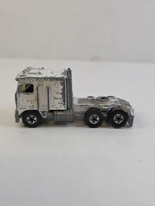 Vintage Hot Wheels 1980 Truck Steering Big Rig Kenworth White Semi Only - Picture 1 of 18