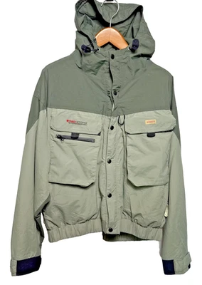 Redington Red Storm Jacket Men's L Green Rain Coat Waterproof Fishing Hiking EUC - Image 1 of 4