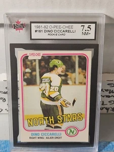 81-82 O-Pee-Chee Dino Ciccarelli Rookie KSA 7.5 🚨🚨🚨 Minnesota North Stars - Picture 1 of 2