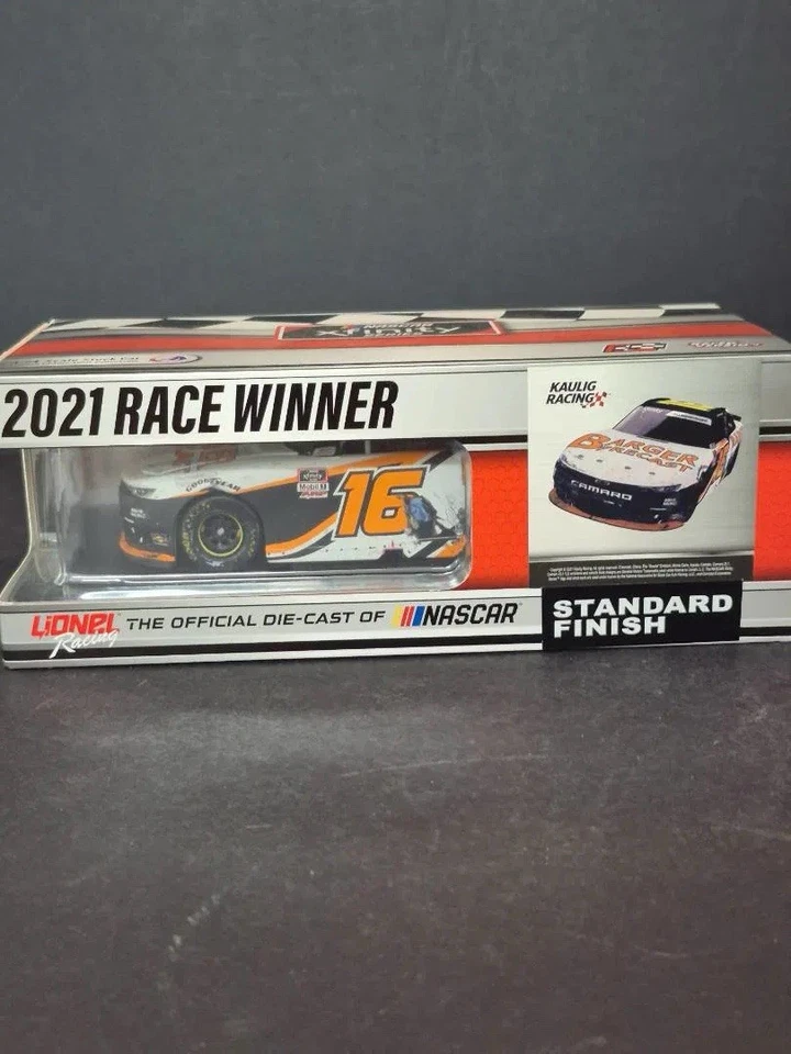 AJ Allmendinger #16 Barger Camaro 2021 prefabricado Bristol victoria carrera NASCAR 1/24 Foto 1 de 4