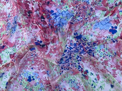 Vestido de tela artesanal de gasa arrugada estampado animal tie dye 150 cm Foto 1 de 2