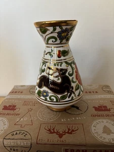 Vintage Dakas Keramik Decorative Vase Porcelain Hand Painted - Picture 1 of 6