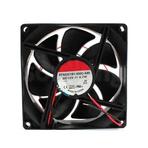 For SUNON PF92251B1-000C-A99 9225 9.2CM 12V 4.7W 2-wire Inverter Cooling Fan - Afbeelding 1 van 2