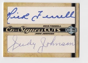 Judy Johnson/Rick Ferrell 2006 Topps Co-Signers Cuts Dual Autograph Card Auto - Picture 1 of 2