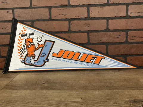 Joliet Jackhammers Inaugural Season Pennant 29x12" Cover
