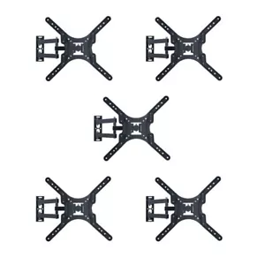 5er-Pack TV Wandhalterung Halterungen für 23-55 Zoll voll beweglich schwenkbar/neigbar VESA-Halterung - Bild 1 von 7
