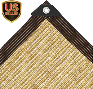 Shade Cloth - for Garden Plants Outdoor 3X6Ft, 95% Wheat Shade Screen Fabric for - Picture 1 of 6