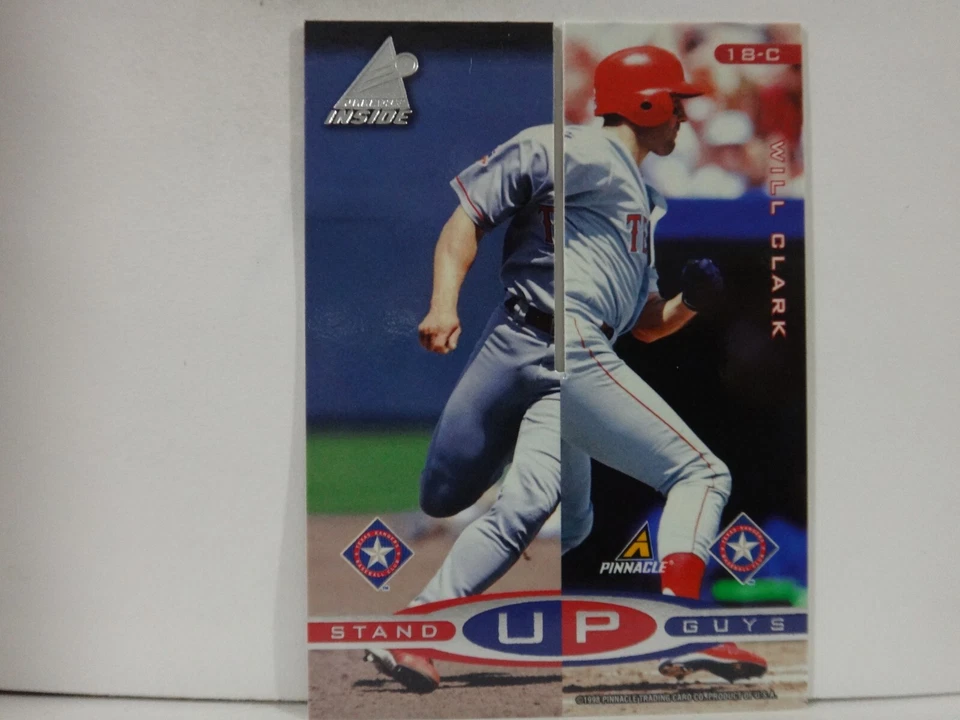 98 Inside Stand Up Guys #18C Will Clark Rusty Greer Ivan Rodriguez Juan Gonzalez - Image 1 of 2