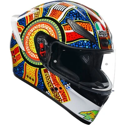 AGV Motorcycle Helmet K1 S Dreamtime Size XL Sport Racing Integral with Spoiler - Image 1 of 4