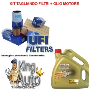 Kit tagliando olio CASTROL EDGE 5W30 4LT 4 FILTRI UFI AUDI A3 2.0 TDI BKD - Imagen 1 de 1
