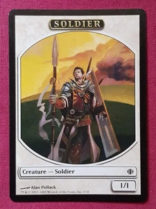 Magic The Gathering SHARDS OF ALARA SOLDIER token card MTG - Bild 1 von 2