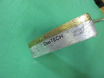 Knight DT-2 DuoTech Brass/Titanium Cross Milled Putter - 35" long - New Grip! - Image 1 of 4