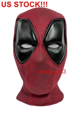 EN NOSOTROS!!! Máscara facial completa Deadpool Wade Winston Wilson capucha visera casco cos utilería Foto 1 de 4