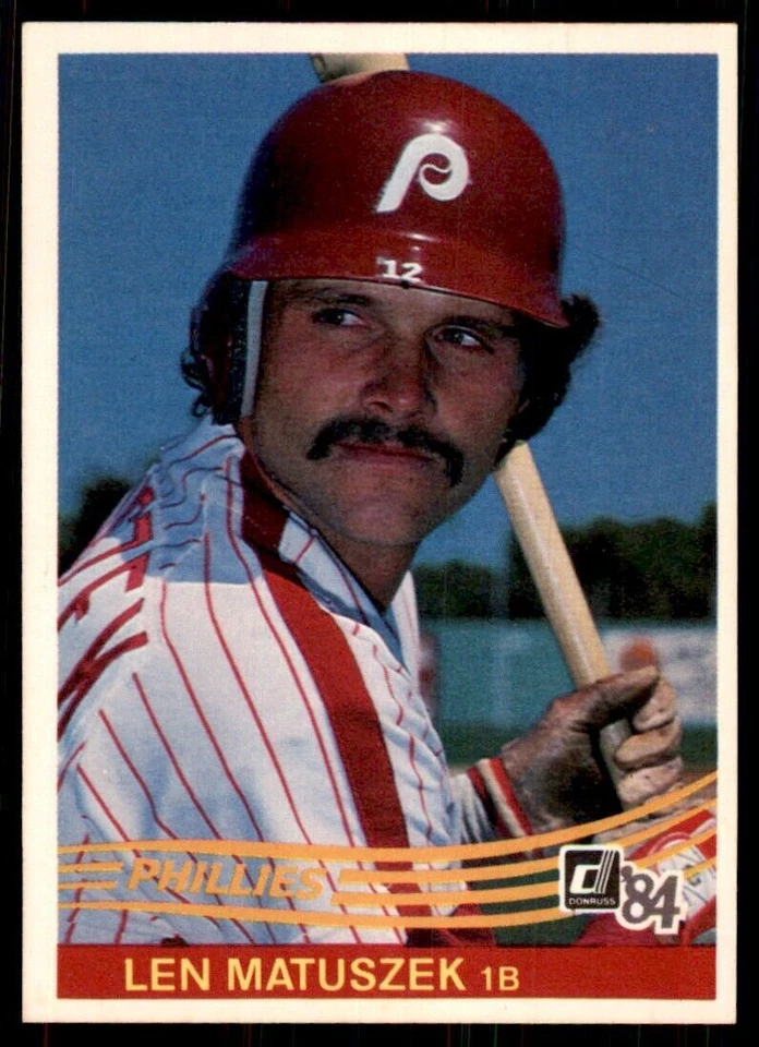 1984 Donruss Len Matuszek Baseball Cards #549 - Image 1 of 2