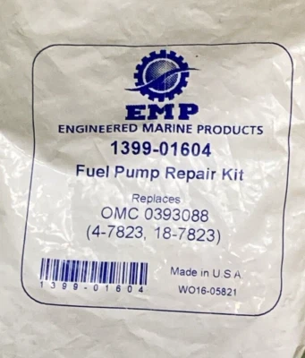 NEW GENUINE EMP MARINE 1399-01604 FUEL PUMP REPAIR KIT - Image 1 of 3