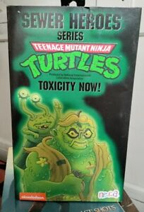 TMNT Toxicity Now! NECA Sewer Heroes Series Muckman and Joe Eyeball GITD