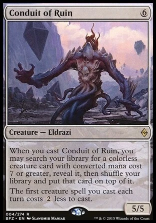 MTG Magic the Gathering Conduit of Ruin (4/313) Battle for Zendikar LP - Image 1 of 1