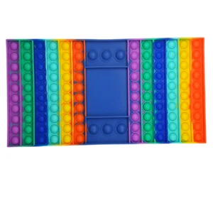 Pop Fidget Block Push Bubble Jumbo Spiel für Kinder Familie Weihnachten Schachbrett - Bild 1 von 12
