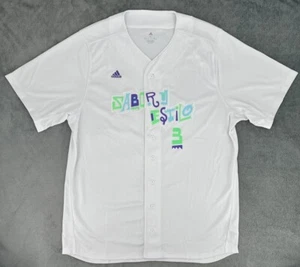 Adidas Jersey Mens XL Hispanic Heritage Baseball Sabor Y Estilo MLB White IP4462 - Picture 1 of 18