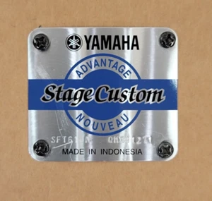 Yamaha Stage Custom Advantage Nouveau Drum Badge - Picture 1 of 1