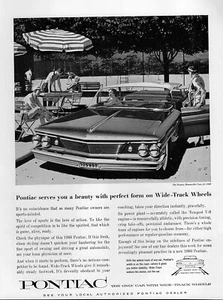 Pubblicità originale Pontiac Bonneville Vista 1960 "forma perfetta" - Foto 1 di 1
