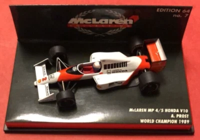 MINICHAMPS MCLAREN COLLECTION EDITION 64 N°7 MP4/5 HONDA V10 WORLD CHAMPION 1989 - Immagine 1 di 2