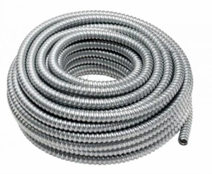 Topas - Flexible Stahl Metall Rohr Rolle (Greenfield) - 3/8 Zoll x 100FT - Bild 1 von 1