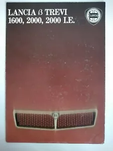 LANCIA Beta Trevi 1600 2000 IE I.E. Folleto de rango 1980 - Imagen 1 de 1