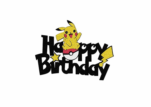 Las mejores ofertas en Fuente de fiesta de cumpleaños de Pokémon sin  marca-Cake Toppers