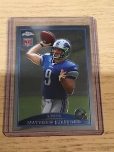 MATTHEW STAFFORD 2009 Topps Chrome #TC210 Rookie RC - LA RAMS SUPER BOWL CHAMP - Picture 1 of 2