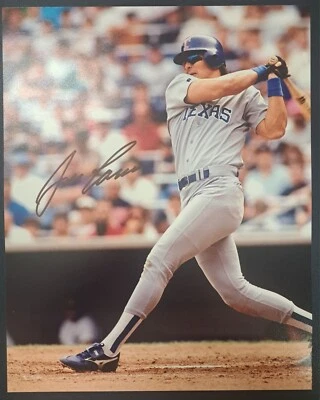 Jose Canseco Texas Rangers Signed 8x10 Pic Autograph Photo - Image 1 of 3