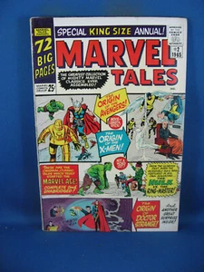 MARVEL TALES 2 F VF X MEN AVENGERS HULK 1965 - Picture 1 of 2
