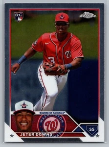 Jeter Downs Rookie RC Base 2023 Topps Chrome Update Baseball - Picture 1 of 2