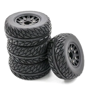 4PCS Remote Control Car Tires for ARRMA 1/10 Off-road Vehicle Short Truck M6F1 - Picture 1 of 7