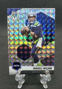 Russell Wilson 2021 Panini Mosaico Fútbol Plata Mosaico Prizm #179 Seahawks - Imagen 1 de 2