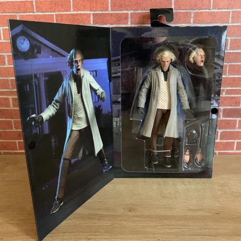 NECA Back To The Future Ultimate Doc Brown Figure (1955) NEW SEALED Cover
