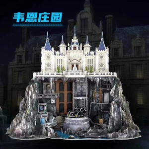 IN US Stock Cubicfun 3D Paper Puzzle Batman Wayne Manor 187pcs Paper Collection - Picture 1 of 8