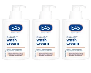 E45 Dermatological Emollient Wash Cream, 250 ml For Dry And Itchy Skin - Picture 1 of 4