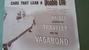 1949 KAISER TRAVELER AND VAGABOND brochure - Picture 1 of 4